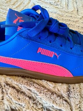 Puma Kids Blue and Pink Low-Top Sneakers